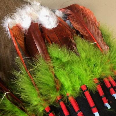 #74 Hand Crafted Native American Head Dress