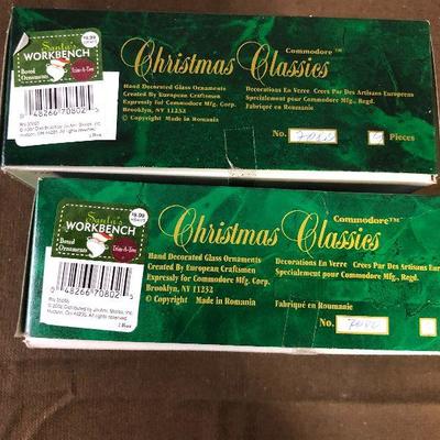 #98 2 Boxes of Christmas Classic Hand decorated