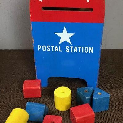 #143 VINTAGE Play Skool Postal Station 