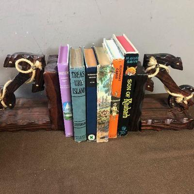 #148 Anchor Wood Bookends 