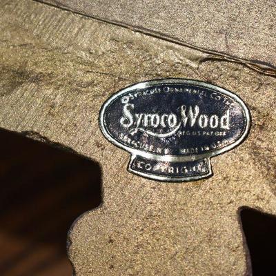 Up Lot 62: Vintage Syroco Wood