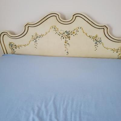 Queen bed headboard painted  Heritage 