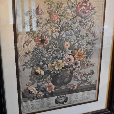 D Lot 4: Vintage Floral Print-May