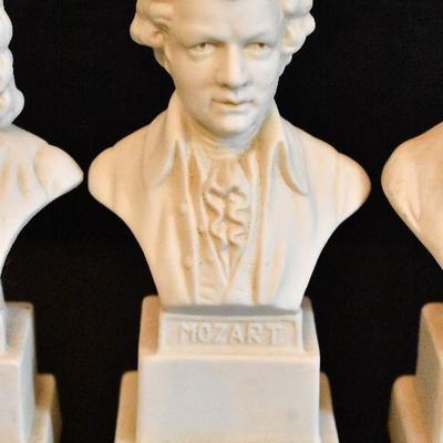 D Lot 16: Vintage Porcelain Famous Composer Busts