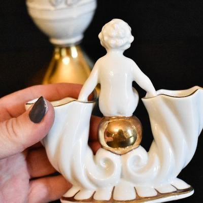 D Lot 18: Vintage Porcelain with Gold Gilding