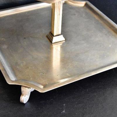 D Lot 50: Three Tiered Serving Tray