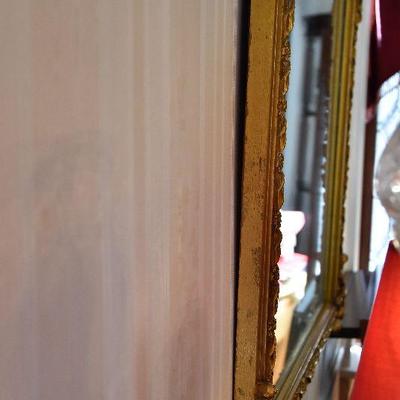 D Lot 52: Vintage Gold-tone Mirror