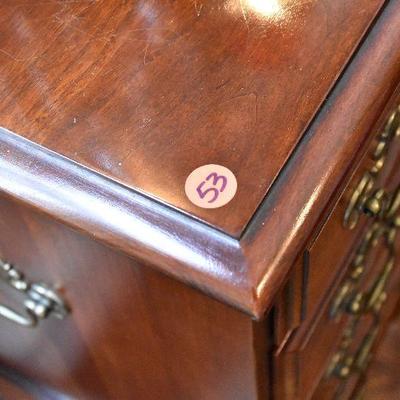 D Lot 53: Vintage Bassett Silverware Chest