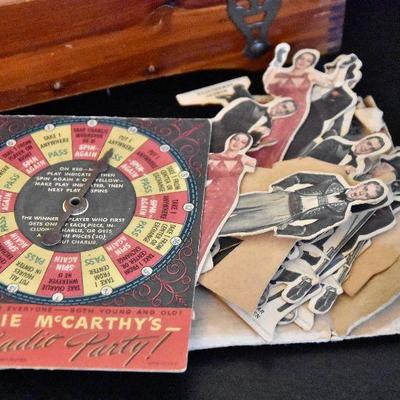 D Lot 56: Cedar Box Full of Ephemera
