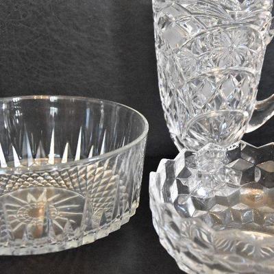 D Lot 60: Collection of Vintage Clear Glass #6