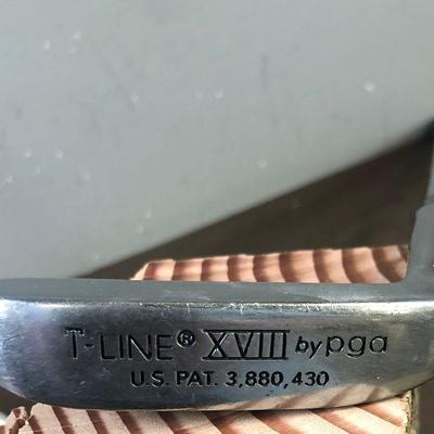 #171 Vintage Golf Putter T-Line XVIII by PGA