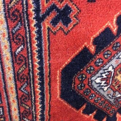 #211 RUG RED & BLUE Persian, Middle Easter Design