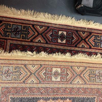 #211 RUG RED & BLUE Persian, Middle Easter Design