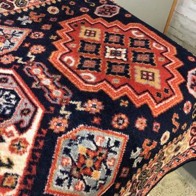 #212 Rug Red & Blue Persian, Middle Eastern