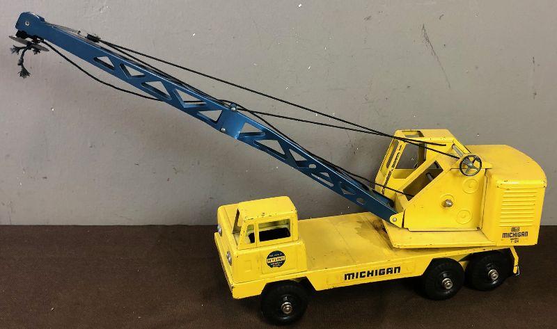 vintage toy crane