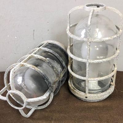 #223 Pair of Explosion Proof Cage Lights 