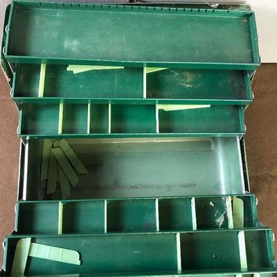 #248 WALTON PRODUCTS Metal Tackle Box 