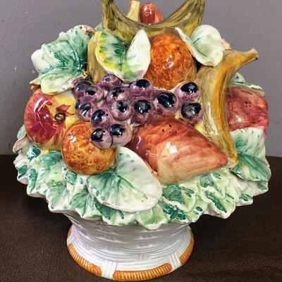 #262 Italian Centerpiece/ Cookie Jar Fruit
