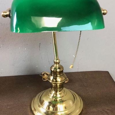 #264 Classic Bankers Desk Lamp