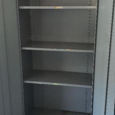 Gray Metal Cabinet