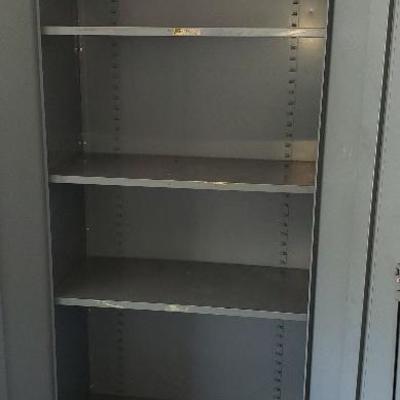 Gray Metal Cabinet