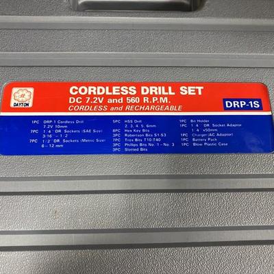 Cordless Drill Set