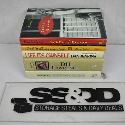 5 Hardcover Fiction Books, Authors: Eppes -to- West