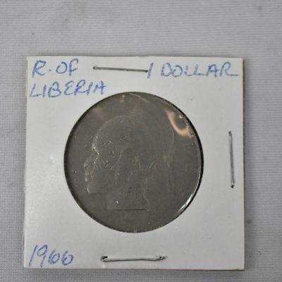1966 Republic of Liberia 1 Dollar