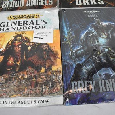 4 Warhammer Books, Age of Sigmar, Codex, Warhammer 40,000