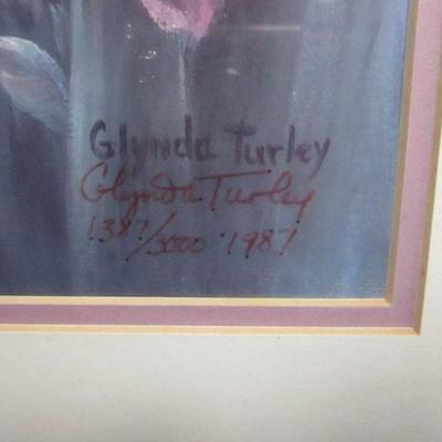 Lot 135 - Glynda Turley Still Life Flowers Floral Art Print Signed 