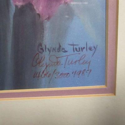 Lot 139 -  Glynda Turley Still Life Flowers Floral Art Print Signed