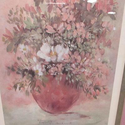 Lot 140 - Mary Bertrand Watercolor Print - Signed And Numbered,