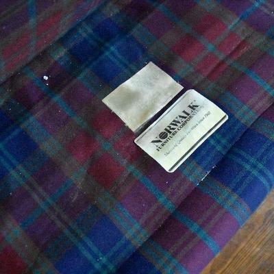 L Lot 97: Norwalk Plaid Sofa