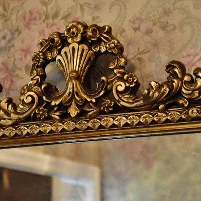 L Lot 107: Vintage Gilded Mirror