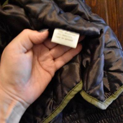 L Lot 111: Vintage Men's Brown Lined Leather Jacket