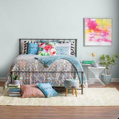 VCNY Multi-Color Yara 3 Pc Pinsonic Bedding Quilt Set, Shams, $30 Retail - New