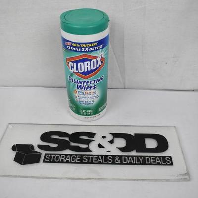 Clorox Disinfecting Wipes, Bleach Free Cleaning Wipes, Fresh Scent, 35 Ct - New