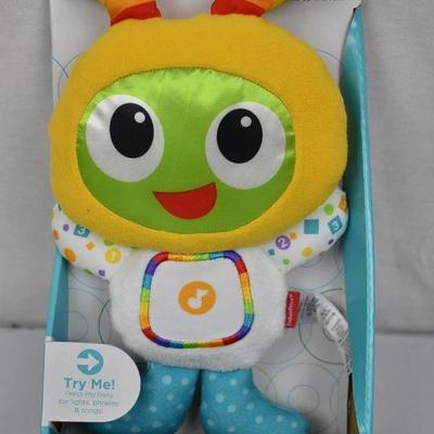 Fisher-Price Groove & Glow BeatBo Plush with Lights & Sounds - New