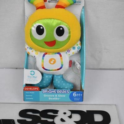 Fisher-Price Groove & Glow BeatBo Plush with Lights & Sounds - New