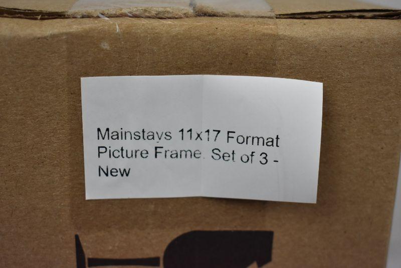 Mainstays 11x17 Format Picture Frame, Set of 3, 16 Retail New