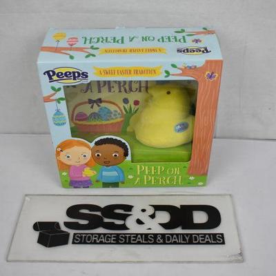 Peep on a Perch - Box Set: Peep Plush and Hardcover Book, $18 Retail - New