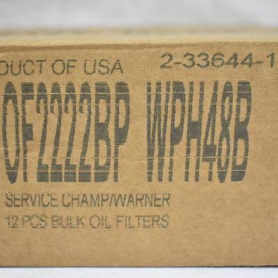 Service Champ OF2222BP WPH48B Oil Filters - Case of 12 - New