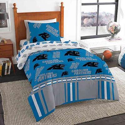 Twin 2PC Bedding Set, NFL Carolina Panthers, Comforter & Sham, $56 Retail - New