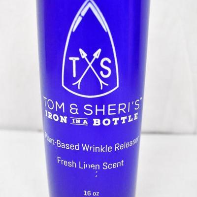 Tom and Sheri's Iron in a Bottle 16 oz. Wrinkle Releaser, $18 Retail - New