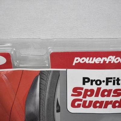 Pair of Powerflow Splash Guards 6403 Pro Fit Model 3, $20 Retail - New