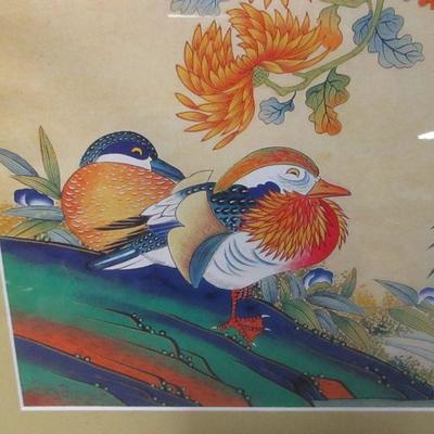 Lot 152 - Colorful Bird Picture