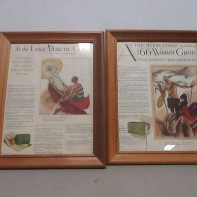 Lot 159 - The Ladies Home Journal 1926 & 1927 Framed Pages