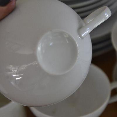 P Lot 174: Collection of White Dishes