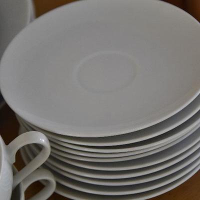 P Lot 174: Collection of White Dishes