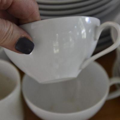 P Lot 174: Collection of White Dishes